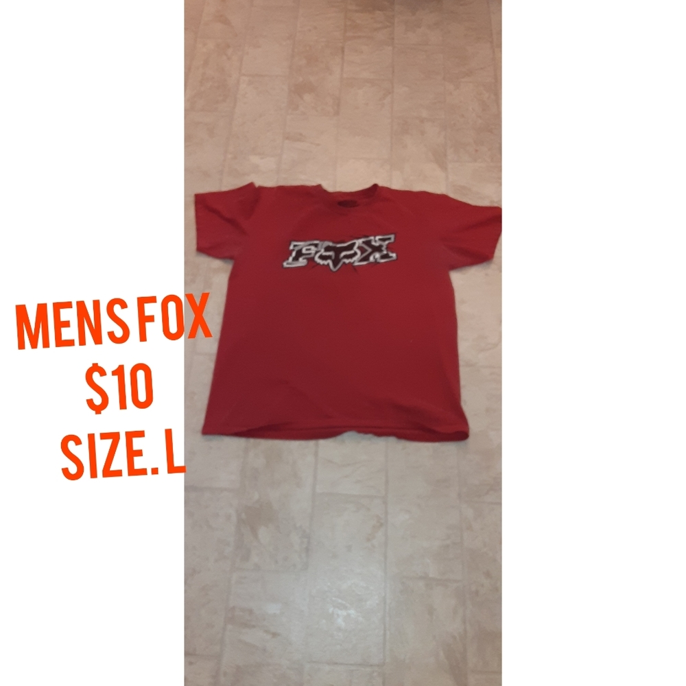 COPY - Mens Fox TShirt size L